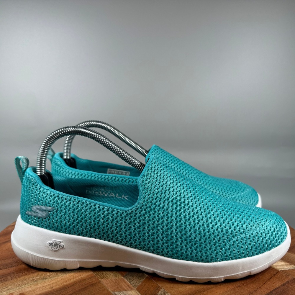 Skechers GoWalk Joy 15600 Womens Turquoise Mesh Slip On Walking Shoes Size 8